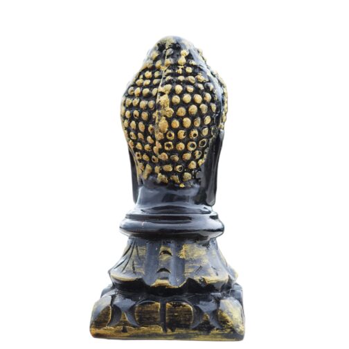 Black Buddha Head Statue - Image 6