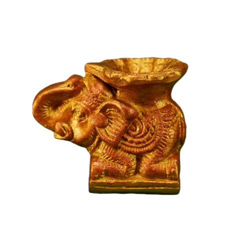 Elephant Deepam holder - Image 3