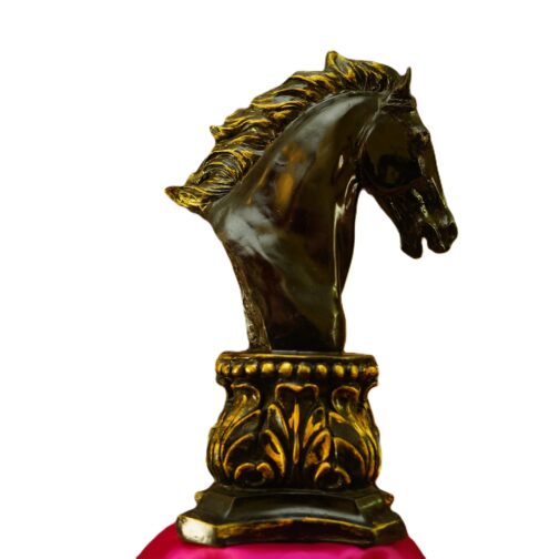 Black Horse Head Chess Statue - Image 5